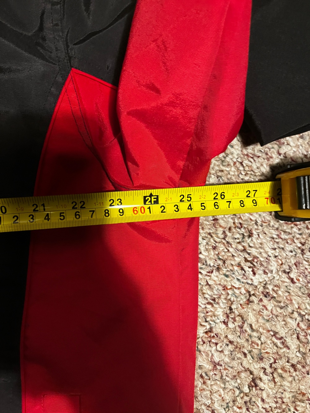 Perry Ellis Men's Black & Red Windbreaker Jacket - Picture 6 of 6